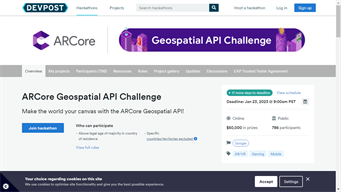 ARCore Geospatial API Challenge 2023