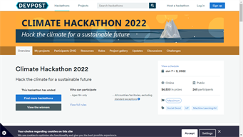 Climate Hackathon 2022