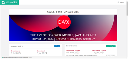 Developer Week 2024 CFP
