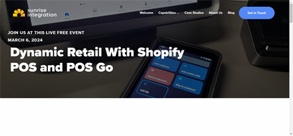 Dynamic Retail - Shopify POS Event with Sunrise Integration