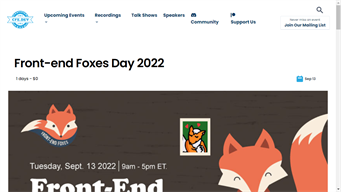 Front-end Foxes Day