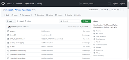 Hack Together AI Chat App Hack 2024