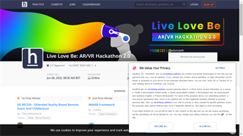 Live Love Be  AR VR Hackathon 2