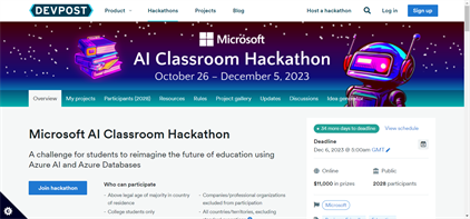 Microsoft AI Classroom Hackathon 2023