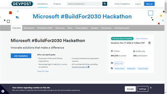 Microsoft BuildFor2030 Hackathon