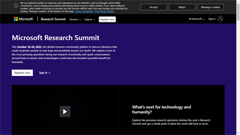 Microsoft Research Summit 2022