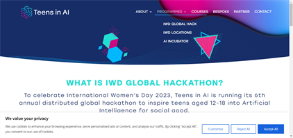 Teens in AI IWD Global Hackathon 2023
