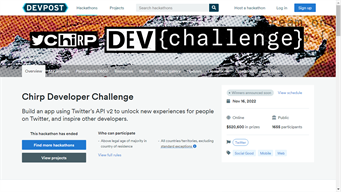 Twitter Chirp Developer Challenge