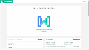 Women Techmakers Belfast 2023 CFS